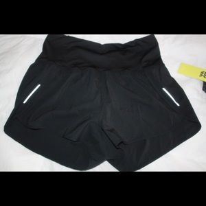 Black Running Shorts